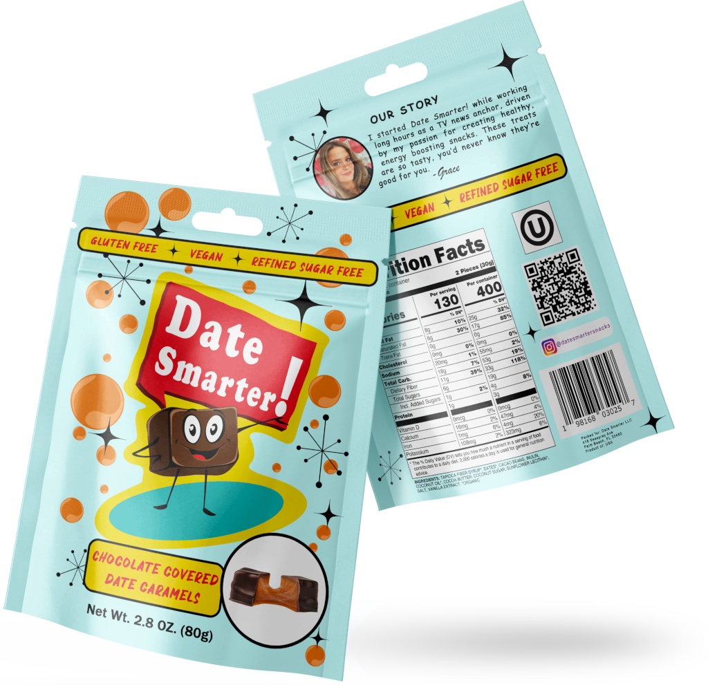Chocolate Covered Date Caramels - 6pk